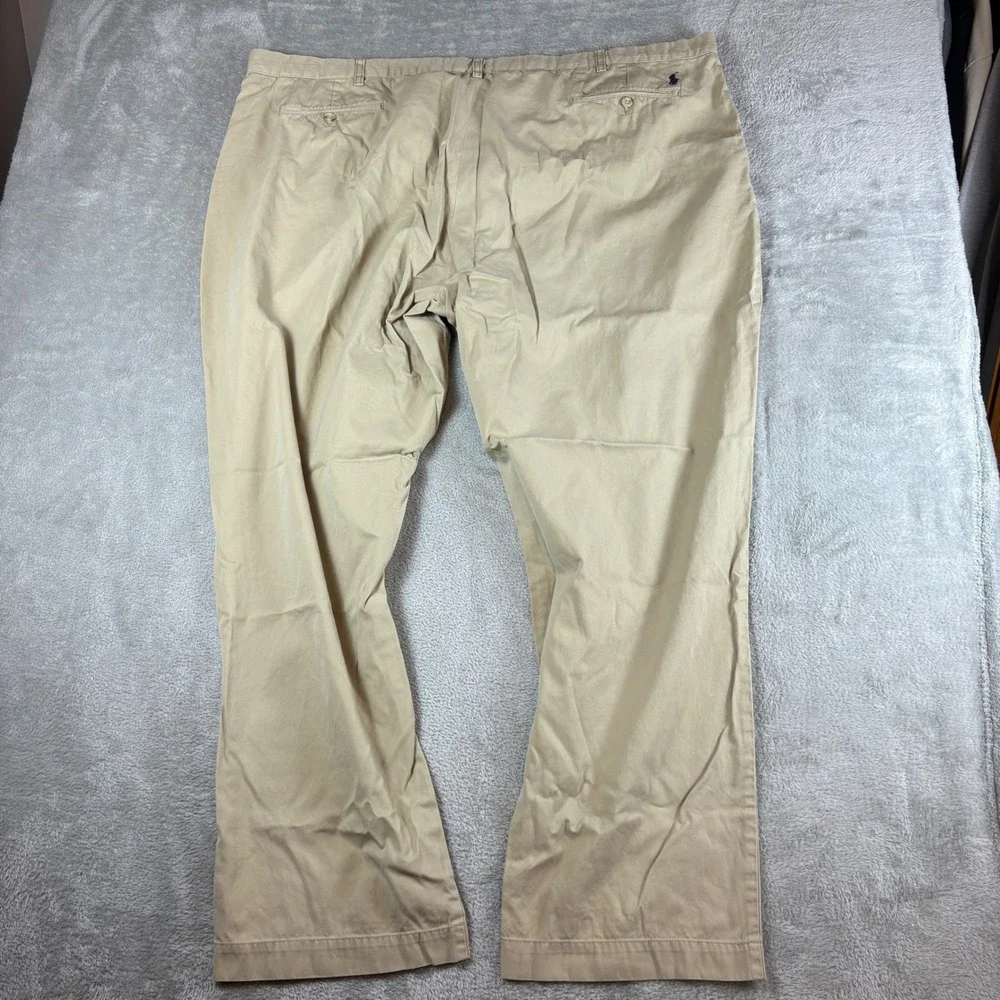 Polo Ralph Lauren Pants Mens 52B-34 (Fits 52x32) Preston Pant Chino Khaki Tan